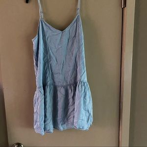American eagle blue cami dress